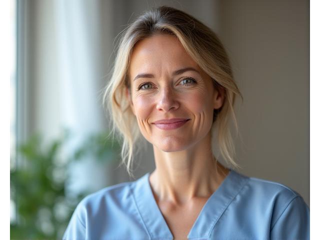 Portrait of Dr. Sarah Miller, a behavioral change specialist and sleep expert.