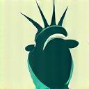 Illustration of a healthy heart with medical data visual, representing biomarker improvement.