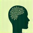 Illustration of a calm person with a peaceful aura, representing stress reduction and mood improvements.